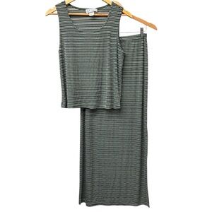 Vtg 90s Bridge skirt and top set, size medium/large